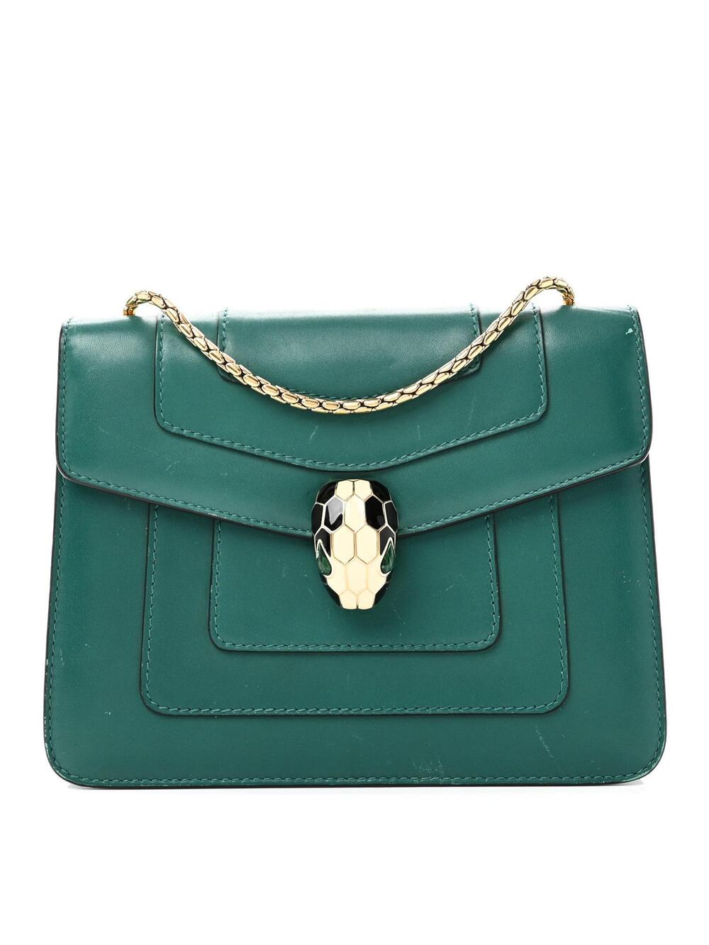 Bulgari Calfskin Small Serpenti Forever #373368B83B